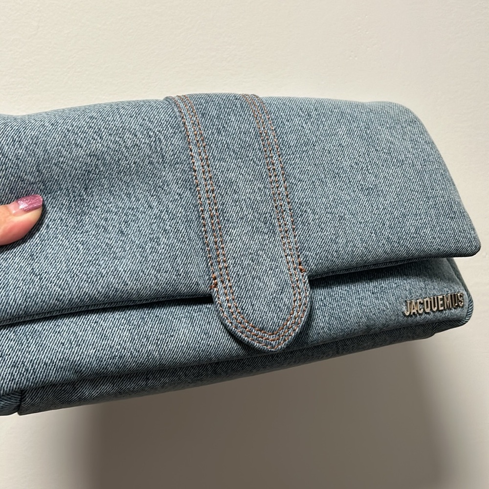 Jacquemus Le Bambinou Denim Shoulder Bag - Picture 5 of 8